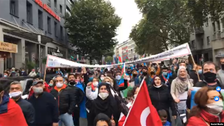 Almaniyada Qarabağa dəstək aksiyası