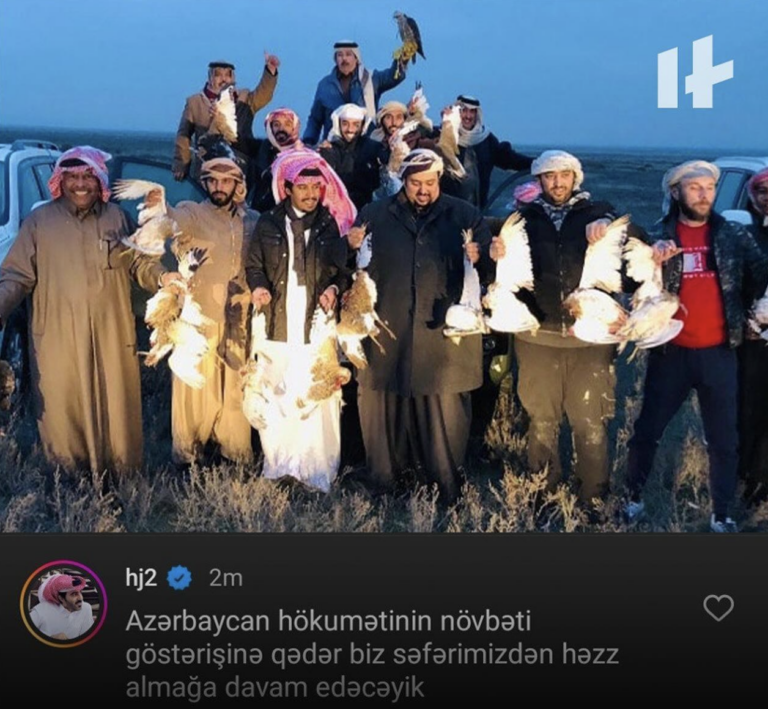 Turistlər qadağan olunmuş quşları ovlayırlar