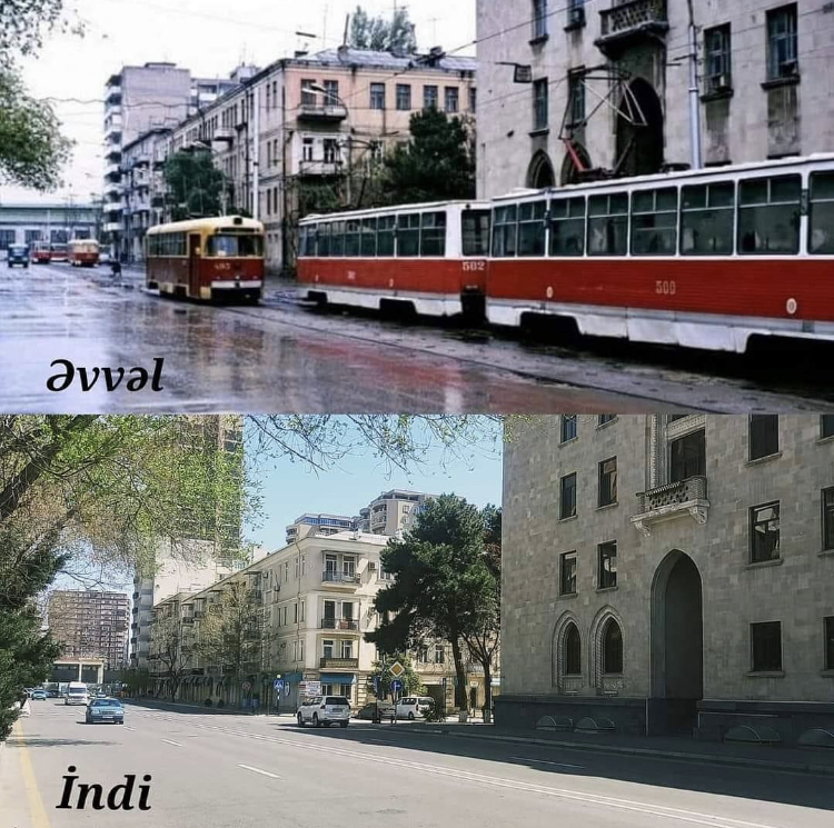 Sizcə tramvaylı Bakı gözəl idi yoxsa maşınlarla dolu olan Bakı?