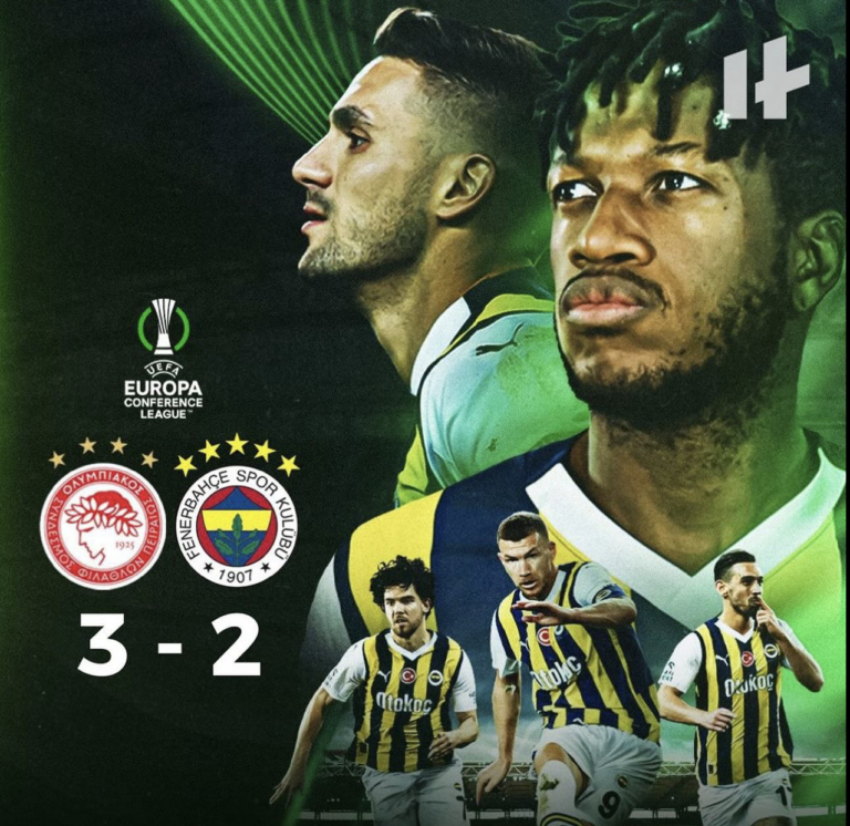 Fenerbahçe uduzub. Olimpiakos yarımfinala vəsiqə qazanıb!
