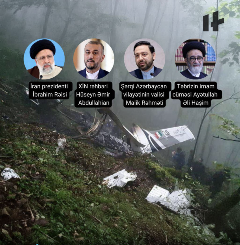 İran prezidenti və qəzadakı helikopterin bütün sərnişinləri ölüb