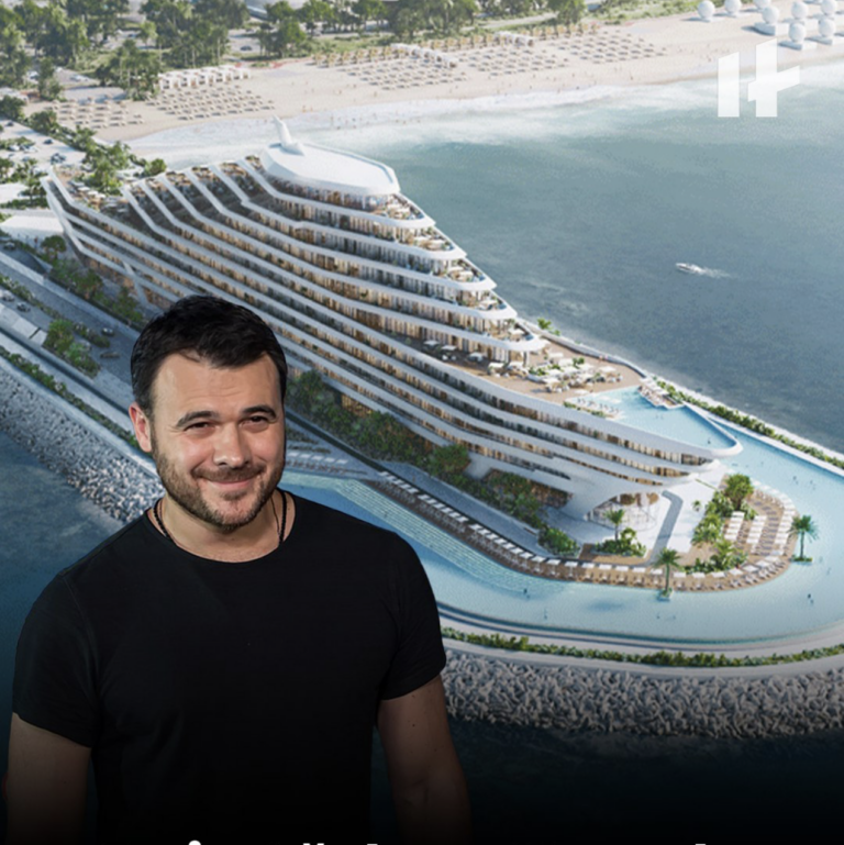 Emin Ağalarov Xəzər dənizində gəmi formasında ada tikəcək