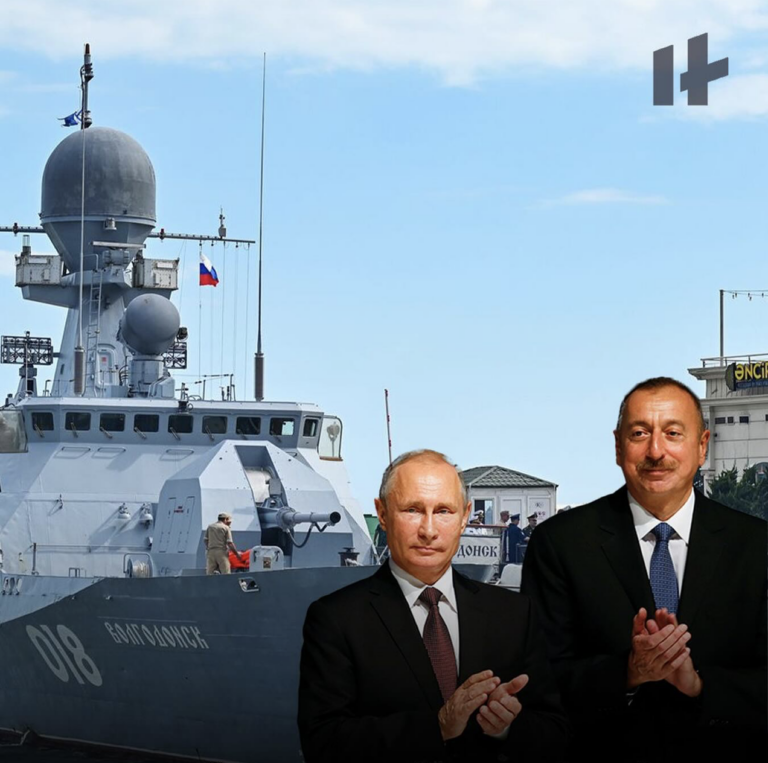 Rusya hərbi gəmiləri Bakıya gəliblər