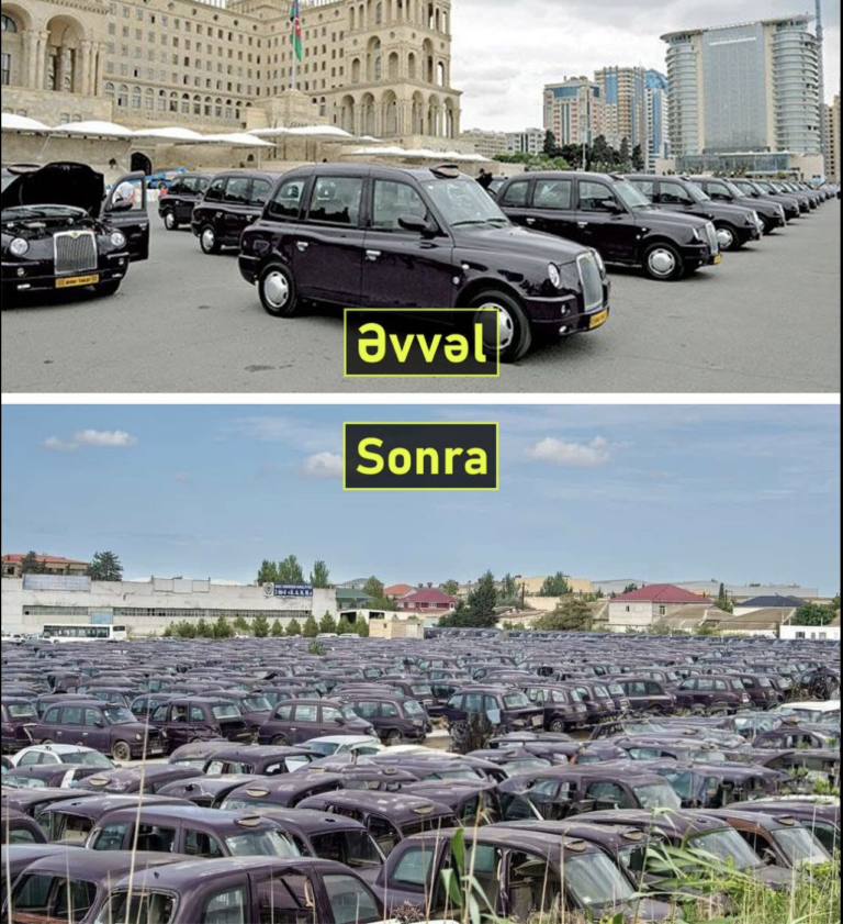 Binəqədi qəsəbəsindəki “London taksisi” qəbiristanlığı