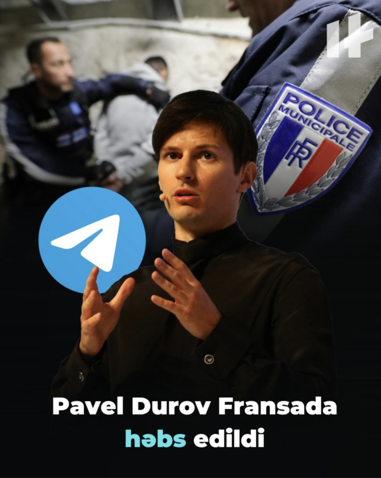Pavel Durov Fransada həbs edilib