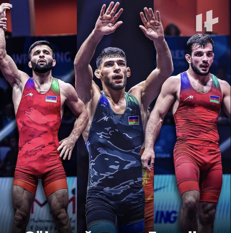Güləş yığmamız 3 qızılla dünya çempionu olub