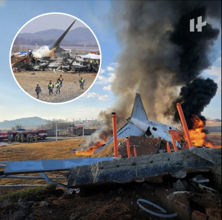 Cənubi Koreyada 181 nəfərin olduğu təyyarə qəzaya uğrayıb
