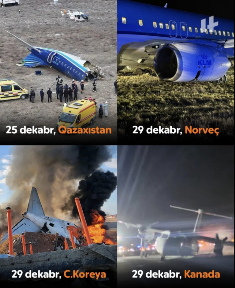 5 günə dörd təyyarə qəzası!