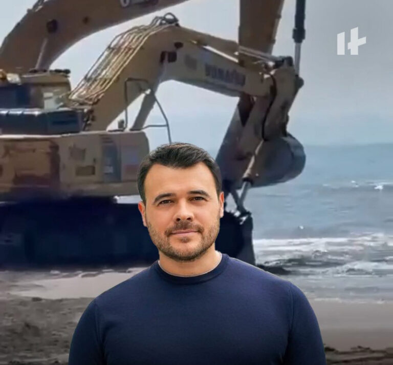 “Biz qum oğurlamırıq, sakinlərin rahatlığı üçün dənizi daha əlçatan edirik” – E.Ağalarov