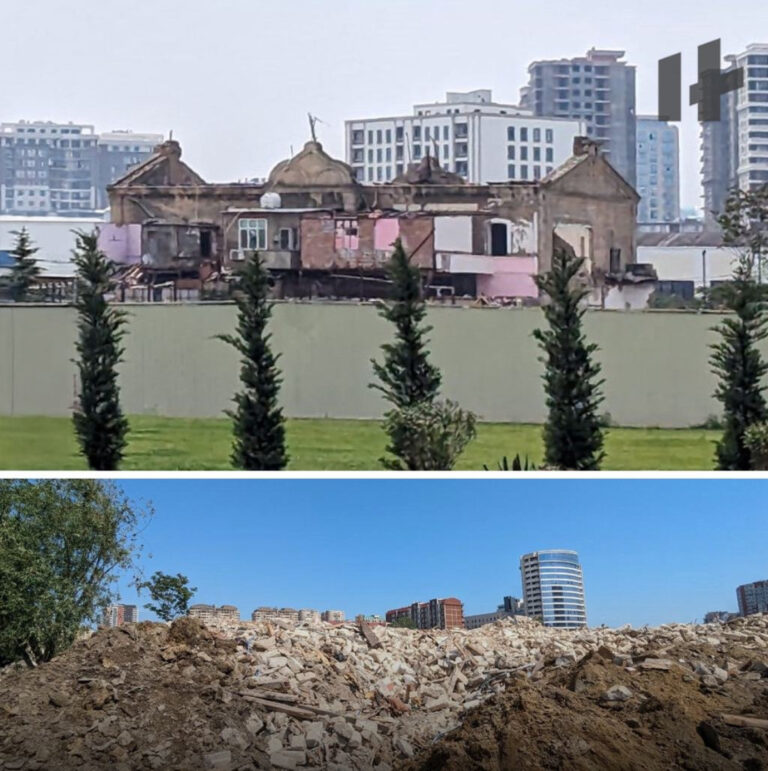 Bakıda daha bir tarixi bina sökülüb