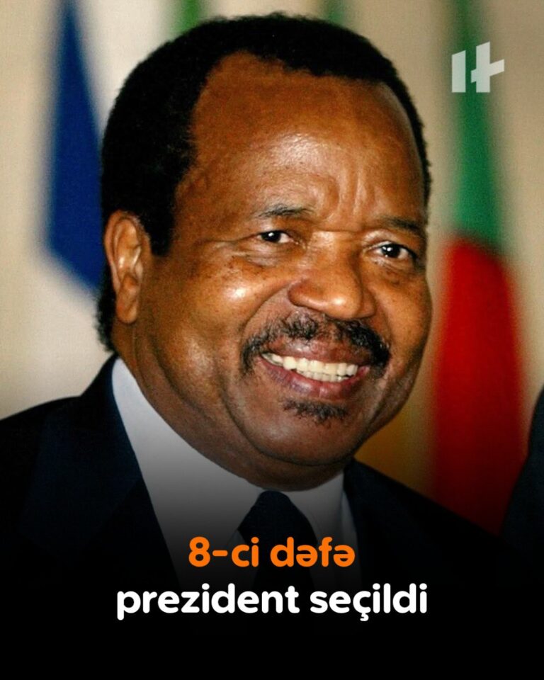 Kamerunun 92 yaşlı prezidenti 8-ci dəfə prezident seçildi