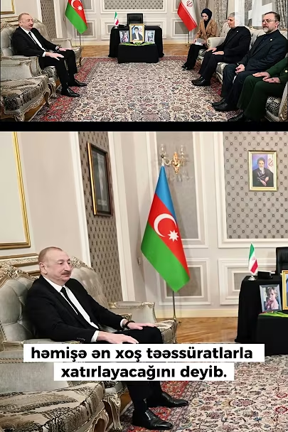 İlham Əliyev İran səfirliyində başsağlığı verib