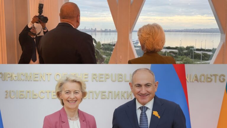 Fon der Leyen Bakıda qazdan, Yerevanda demokratiyadan danışdı