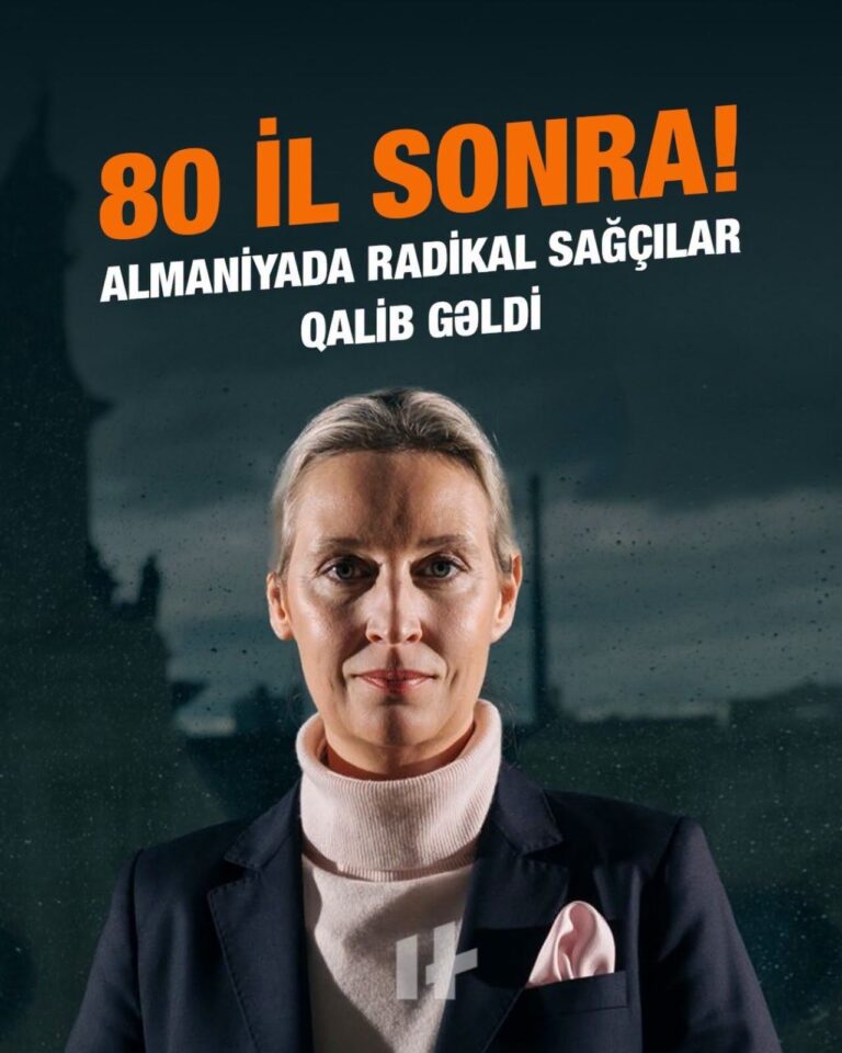 İfrat sağçı “Almaniya üçün Alternativ” Partiyası seçkilərdə qalib gəlib